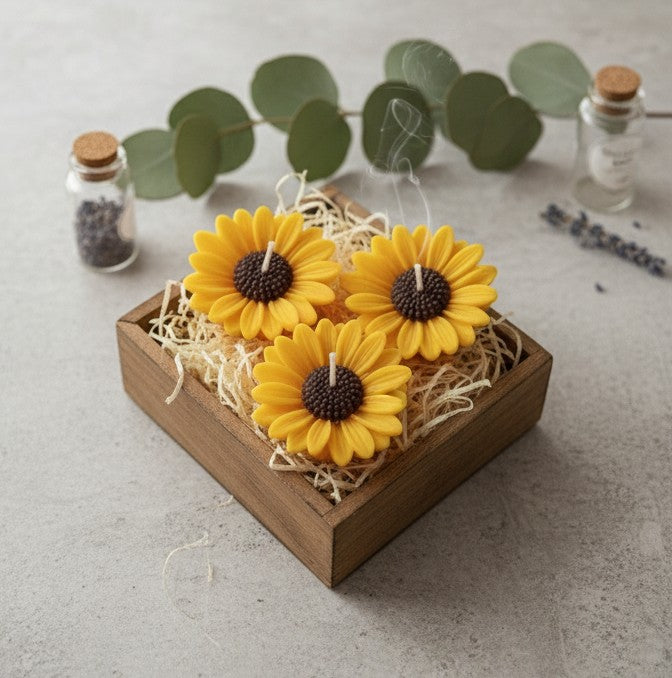 Sunflower Candles